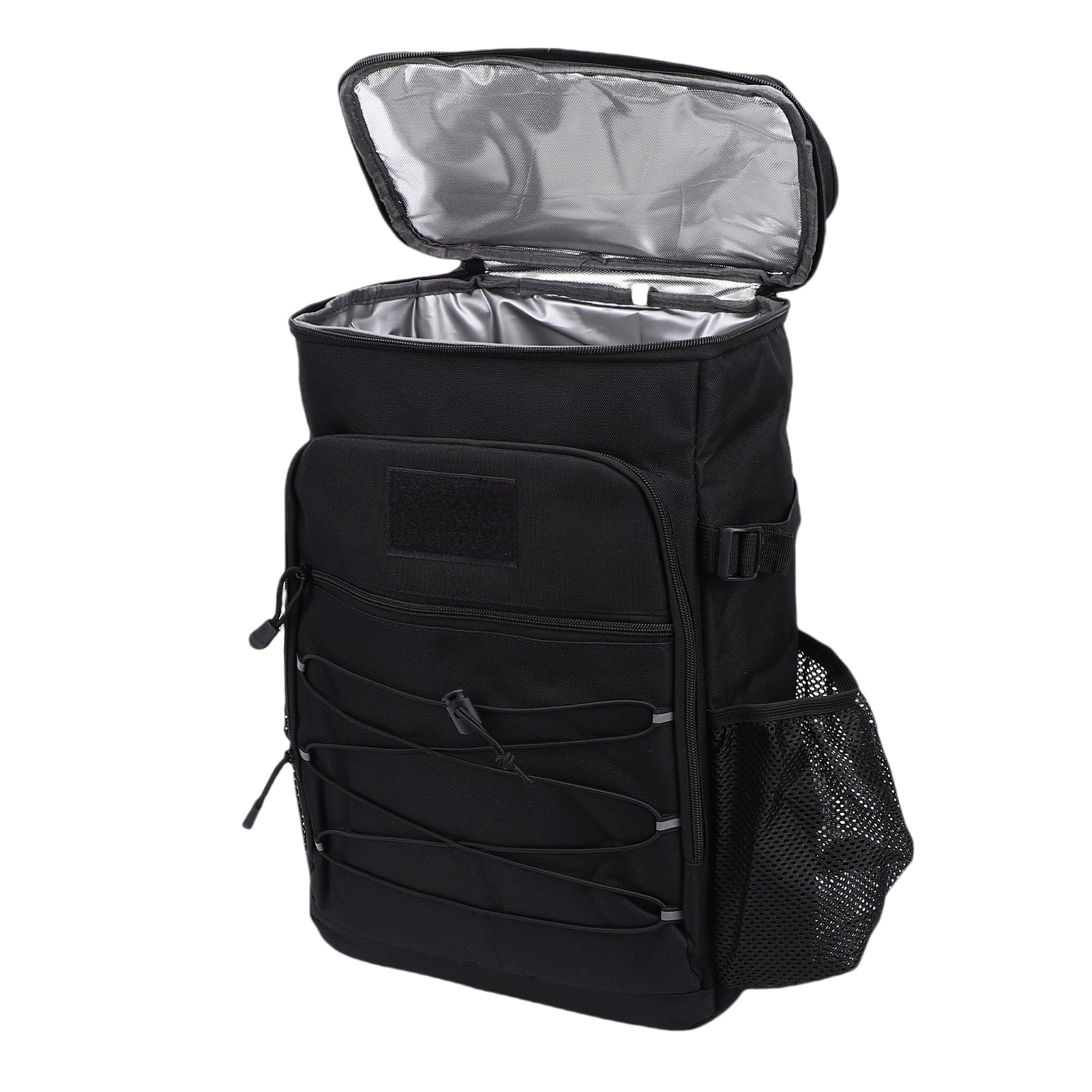 Aomiun Cooler Backpack, 36L Insulated Leak Proof, 10mm Foam Insulation, Bottle Opener, 900D Rugged Exterior, 7 Pockets,PEVA Lining,Ideal for Camping,Hiking, Beach, Travel, 38 Cans (Black)