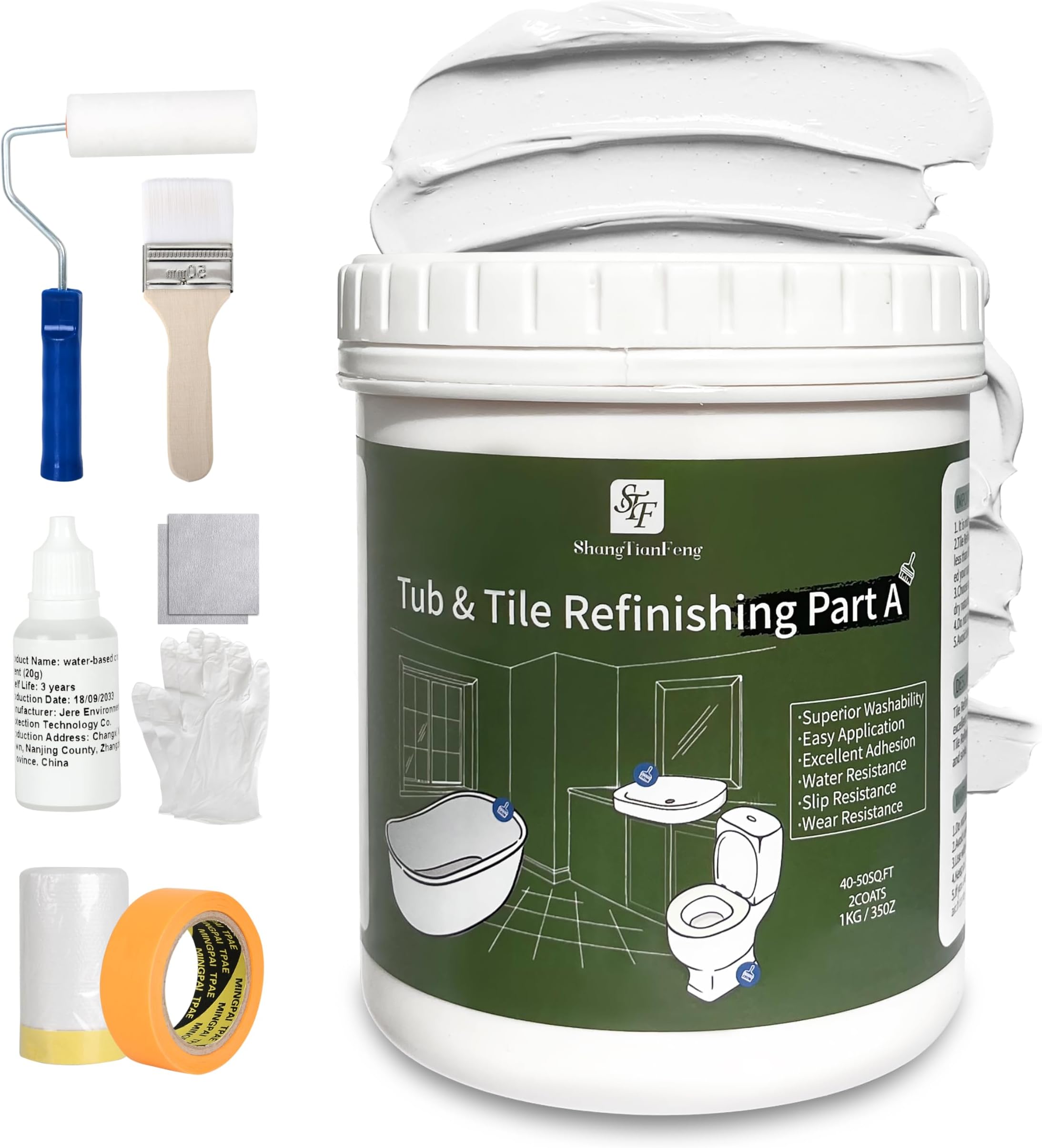 ShangTianFeng Tile Paint Bathtub Paint Refinishing Kit