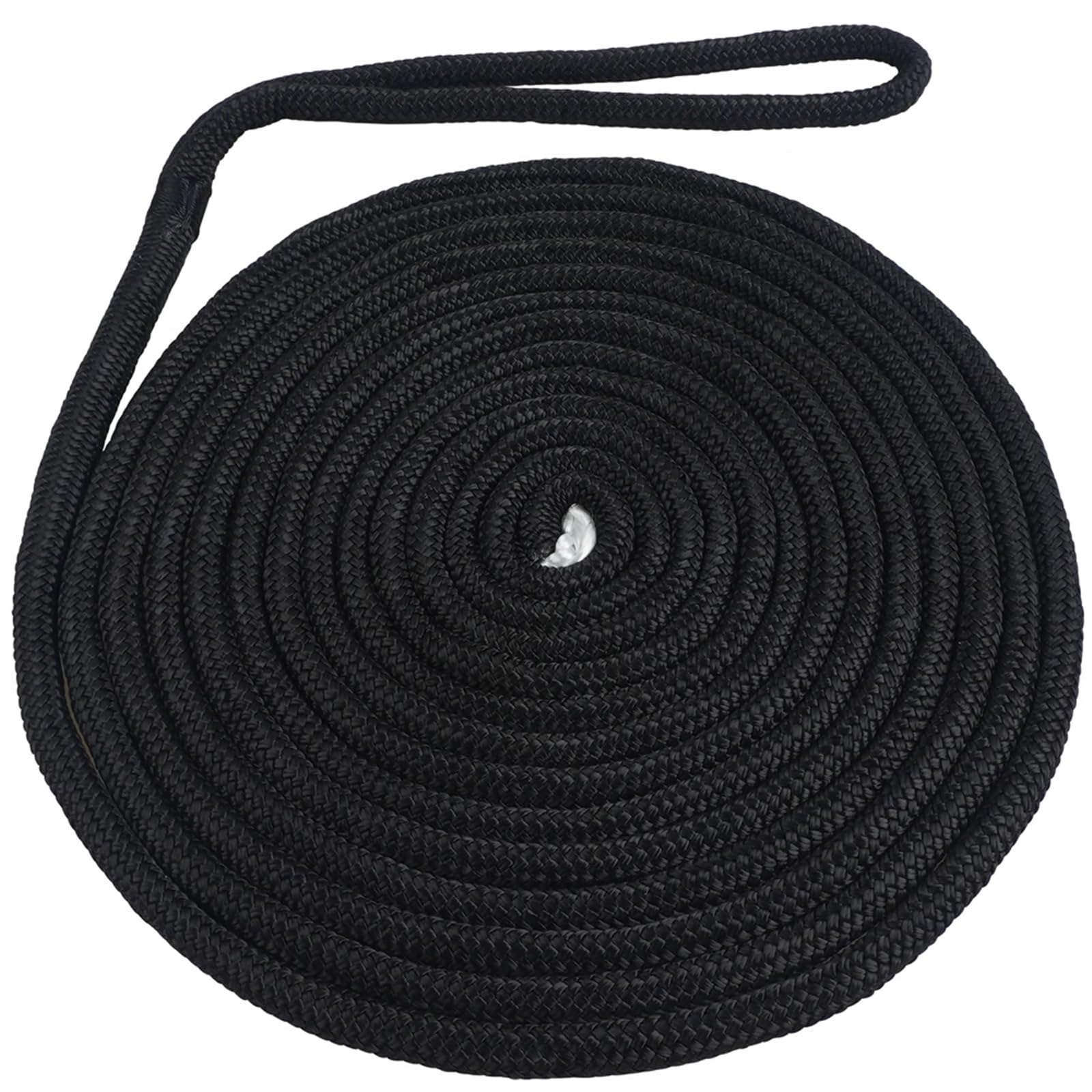 Corda di Ormeggio, 1 pz linee di attracco in nylon intrecciato doppio con occhiello da 12 pollici corda for barche ormeggio strumento for(25FT 3-8in)