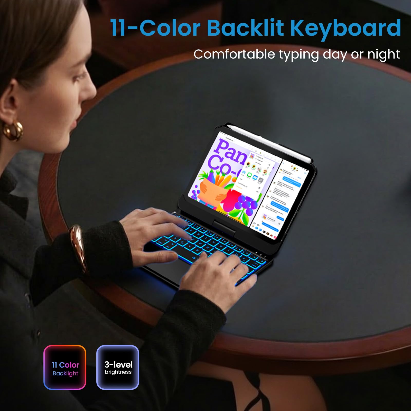 iPad mini 6(2021)キーボードケース Amazon | typecase キーボードケース iPad Mini 6用 - トラックパッド