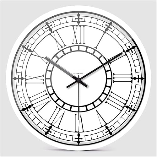 Miniatura 4 de Reloj de pared silencioso nórdico de lujo, estilo retro, para sala de estar, elegante, creativo, reloj de pared, manecillas de metal, decoración de