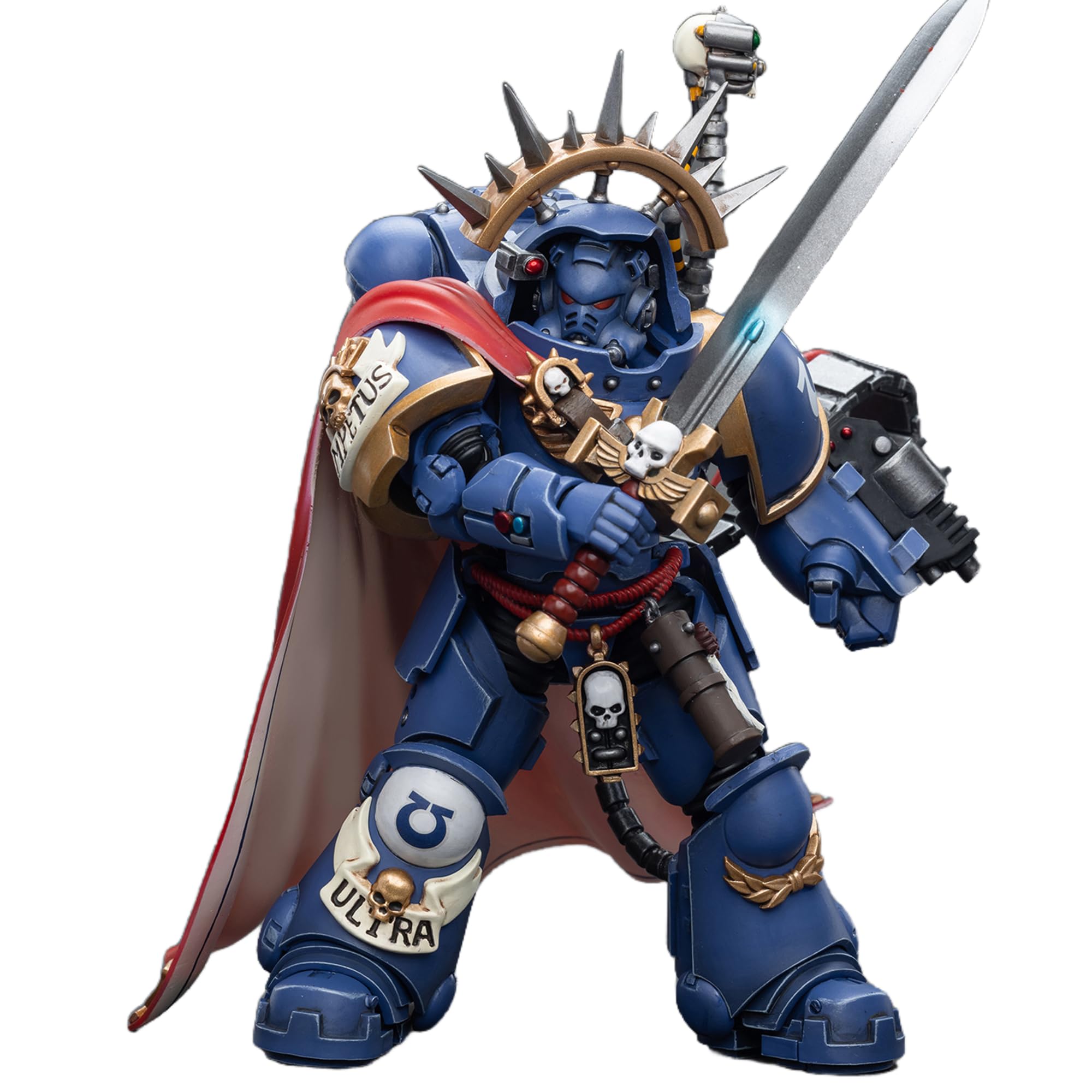 JOYTOY Warhammer 40.000 1/18 figura akcji Kapitan in Gravis Armour Zestaw do kolekcjonerskich figurek akcji 4.9"