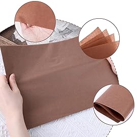 Koogel 330 Sheets Tissue Paper Bulk, 14 x 10 Inch Brown Gift Wrapping Tissue Paper for Wedding Birthday DIY Crafts Art Project