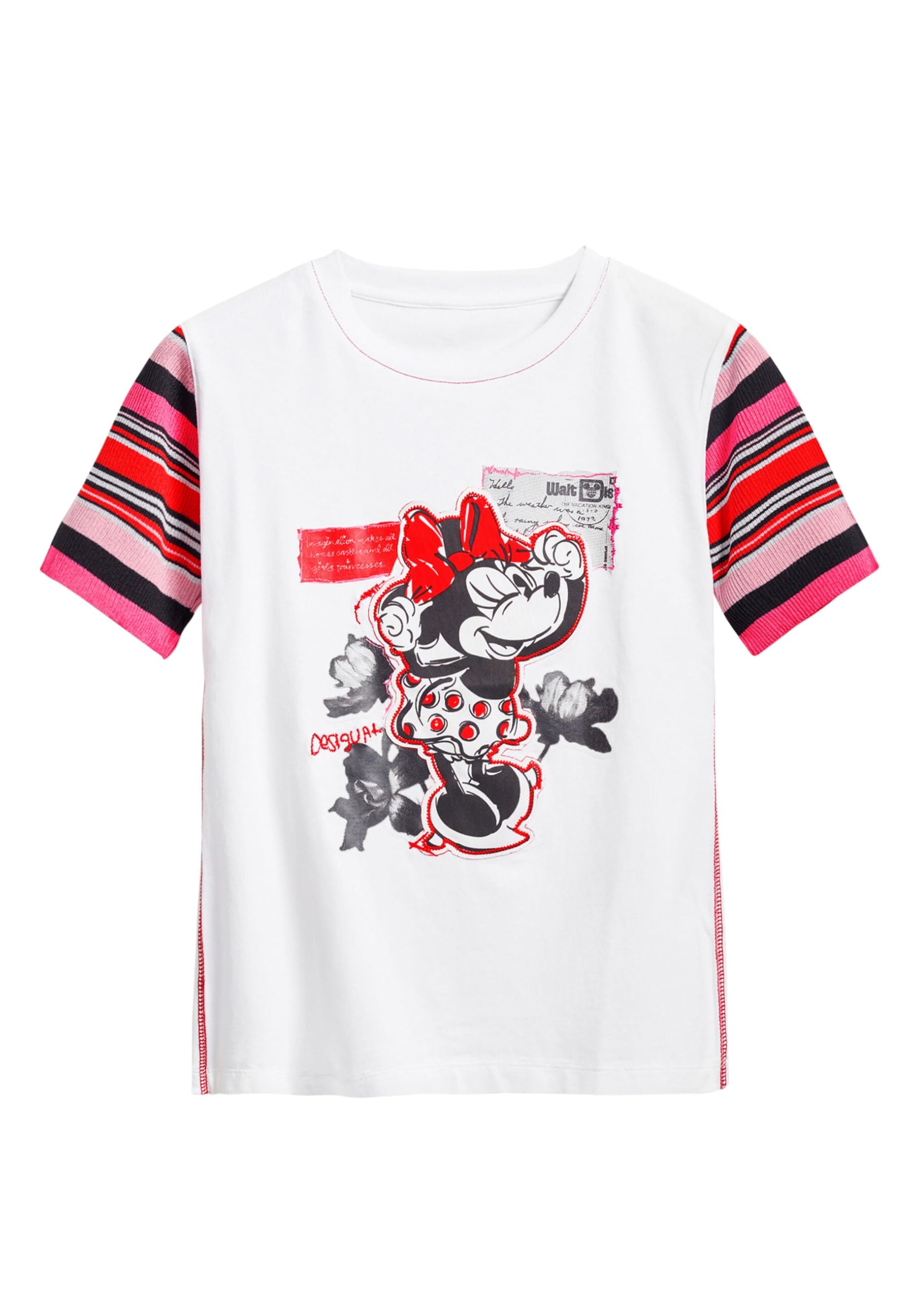 Desigual TS_Minnie, 1000 White, L