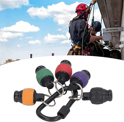 Miniatura 2 de Llavero de enchufe de 6 piezas, soporte para puntas de destornillador de 1/4 pulgadas para exteriores, herramienta de llavero portátil