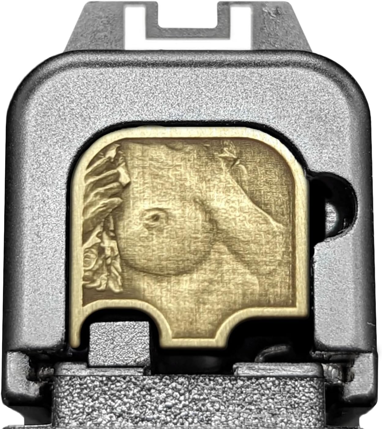 Milspin CNC Milled 3D Knockers Slide Back Plate (Butt Plate) Compatible with Glock Gen 1-5, Models G43,G43X,G48 I Made in USA (Right Facing Knockers)