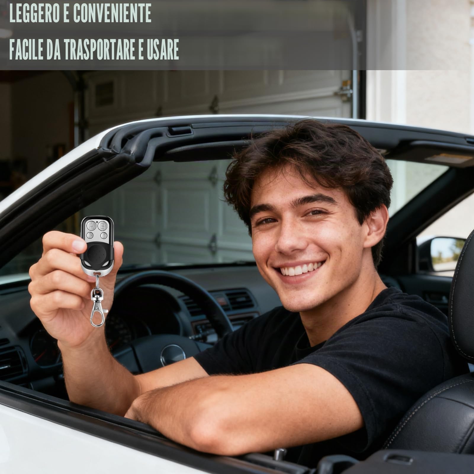 Telecomando Universale Cancello 433,92 MHz 3 Pezzi