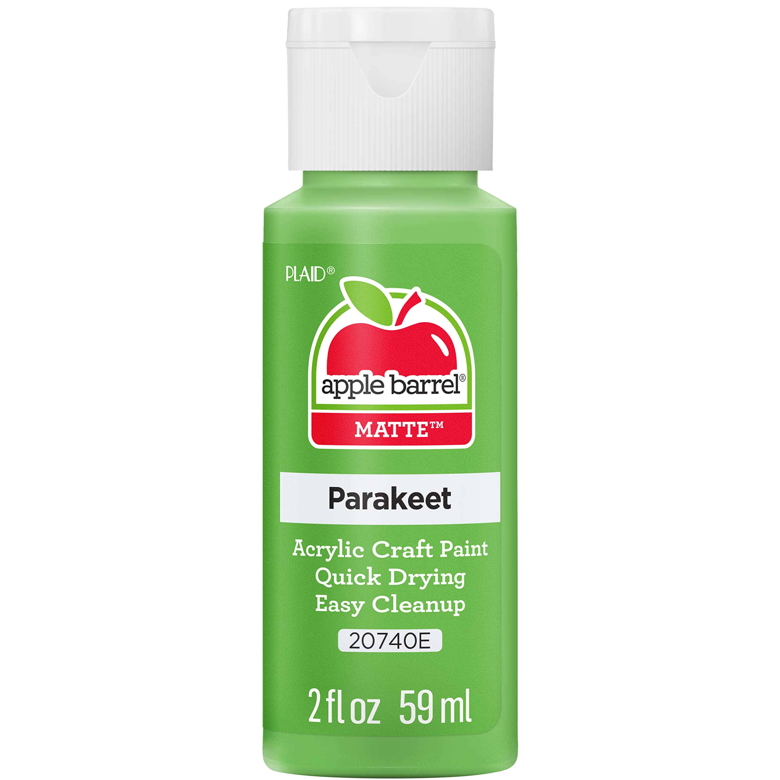 Apple Barrel Acrylic Paint in Assorted Colors (2 oz), 20740, Parakeet