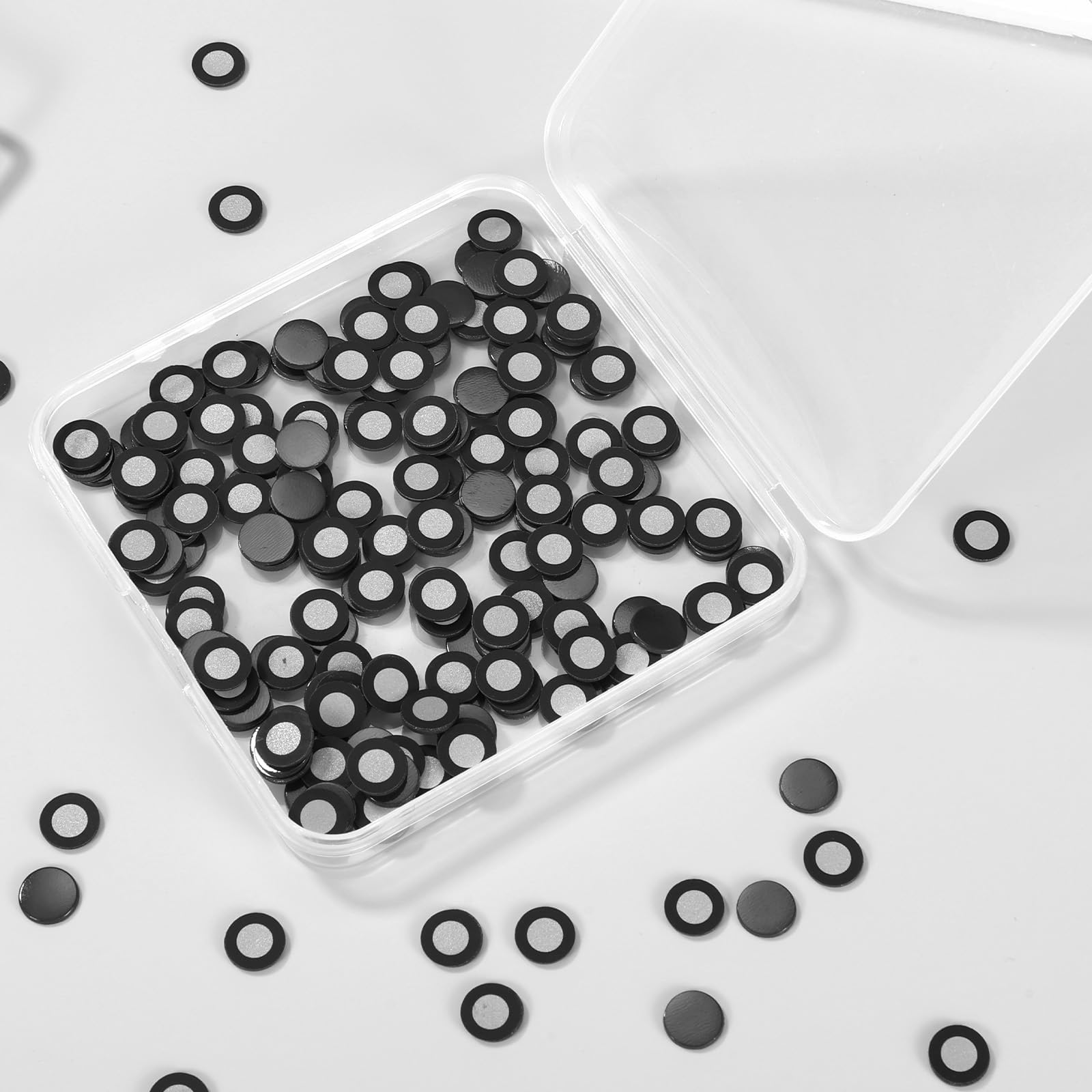 Znacznik punktu odniesienia do skanowania 3D Łatwe nakładanie kropki śledzącej Odblaskowa naklejka pozycjonująca (ID6mm OD10mm)(Magnetic type)