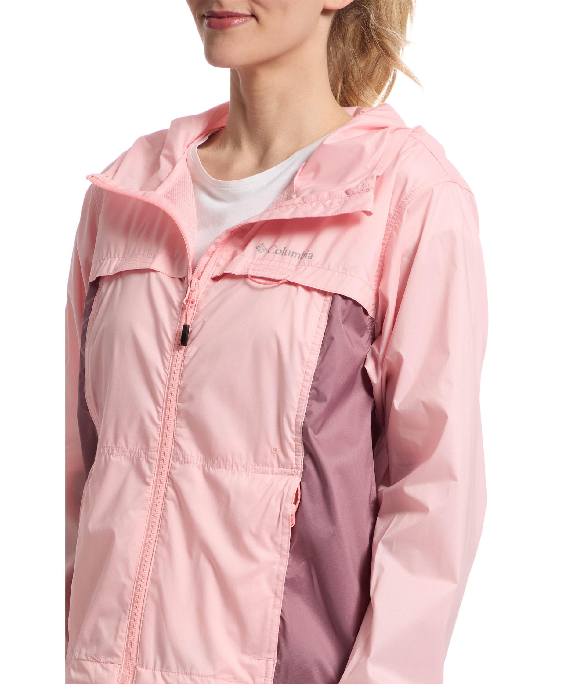 Columbia Crested Canyon Windbreaker 669 - Pink Sand Fig Medium, 669 - PINK SAND FIG, M-L