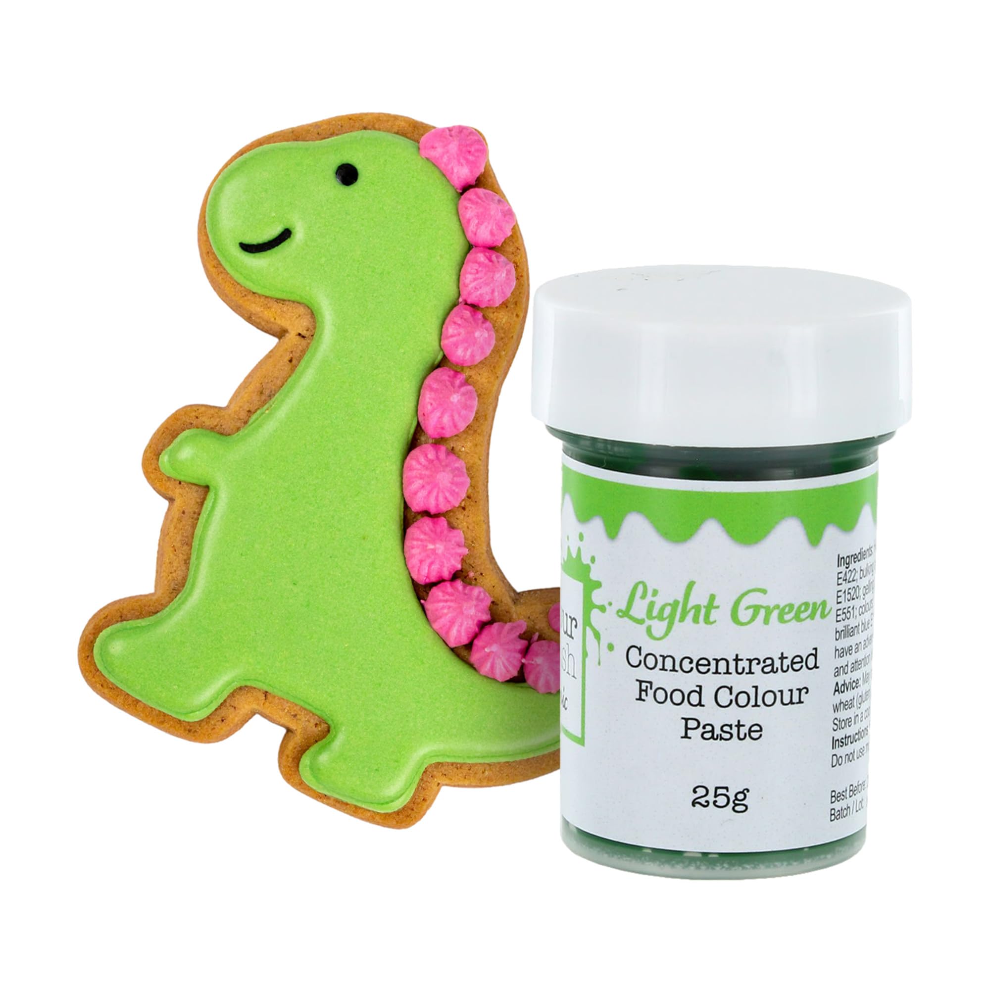 Colour Splash Concentrated Food Colouring Paste | Light Green | Vibrant Edible Colour For Baking, Colours Fondant, Buttercream, Cake Mix - 25g