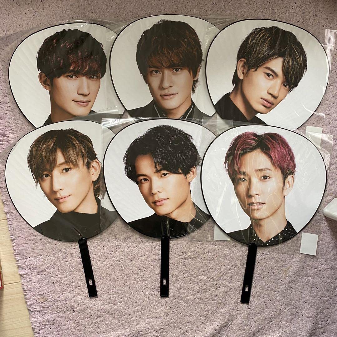 Amazon.co.jp: SixTONESうちわ髙地優吾 京本大我 田中樹 松村北斗 