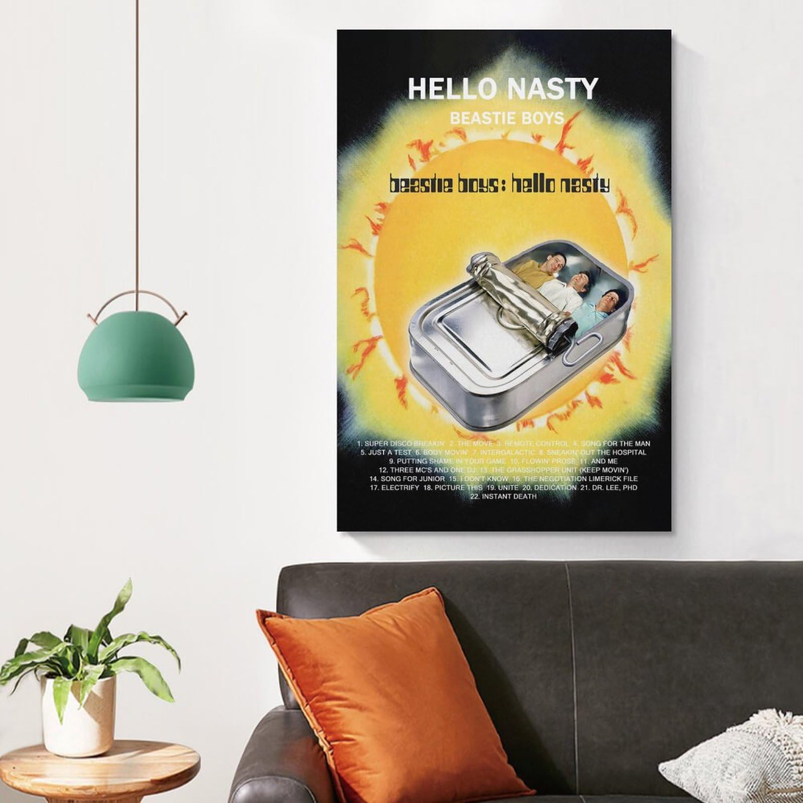 Amazon.com: OPDACHUN Beastie Boys Hello Nasty Canvas Poster