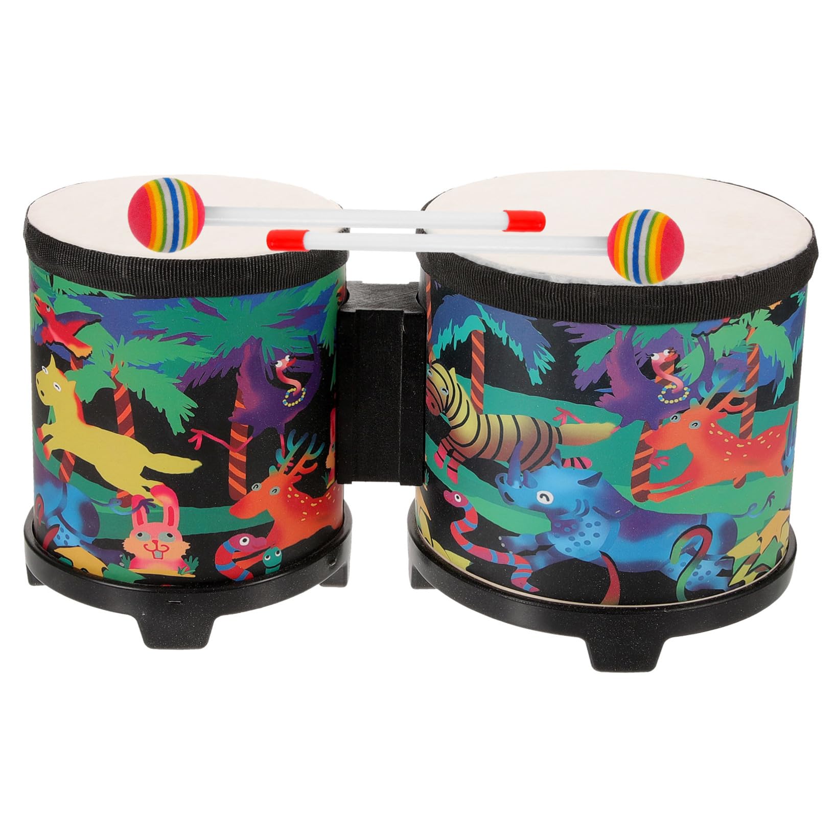 Bongó de Juguete 1 Juego, Instrumento de Percusión Infantil