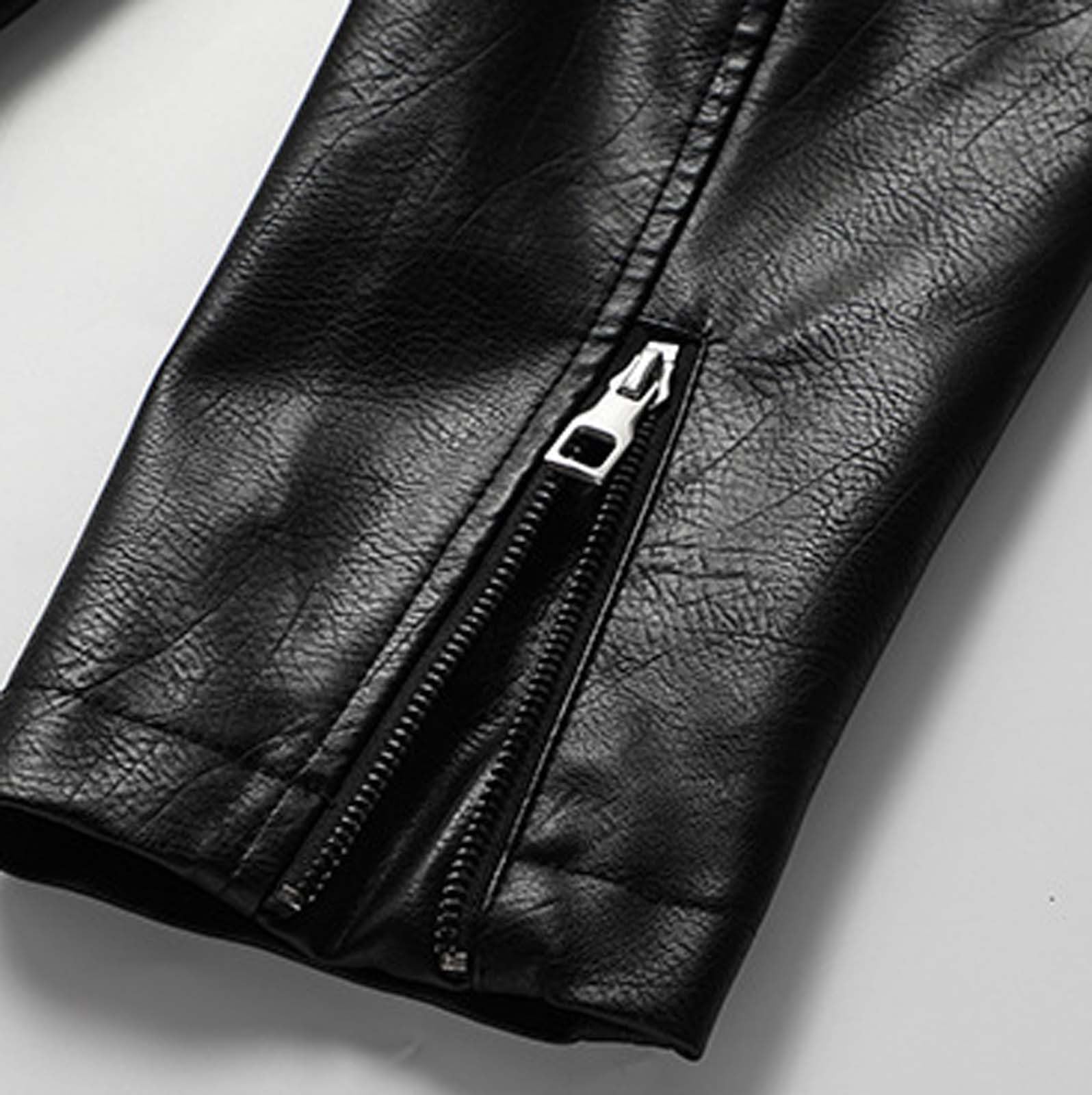 Giacca da uomo Primavera Estate Collo Alto Giacca Uomo Metà Stagione Moto in Pelle Cappotto Halloween Scheletro Giacche Aviatore Deguisement Cosplay Saharian Bombers da Lavoro Jacket Cappotti Bomber