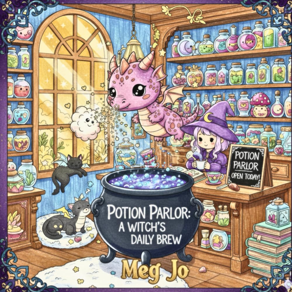 Potion Parlor: A Witch’s Daily Brew Coloring Book