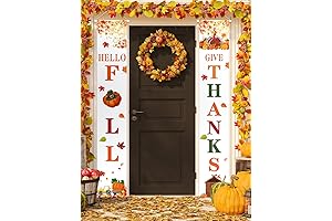 TOYPOPOR Welcome Fall Sign - A Festive Touch to Your Fall Decor