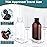 Cosywell Travel Bottles for Toiletries 8PCS 3.4oz TSA Approved Containers - Leak Proof Empty Lotion Bottles With Flip Cap for Shampoo and Toiletries