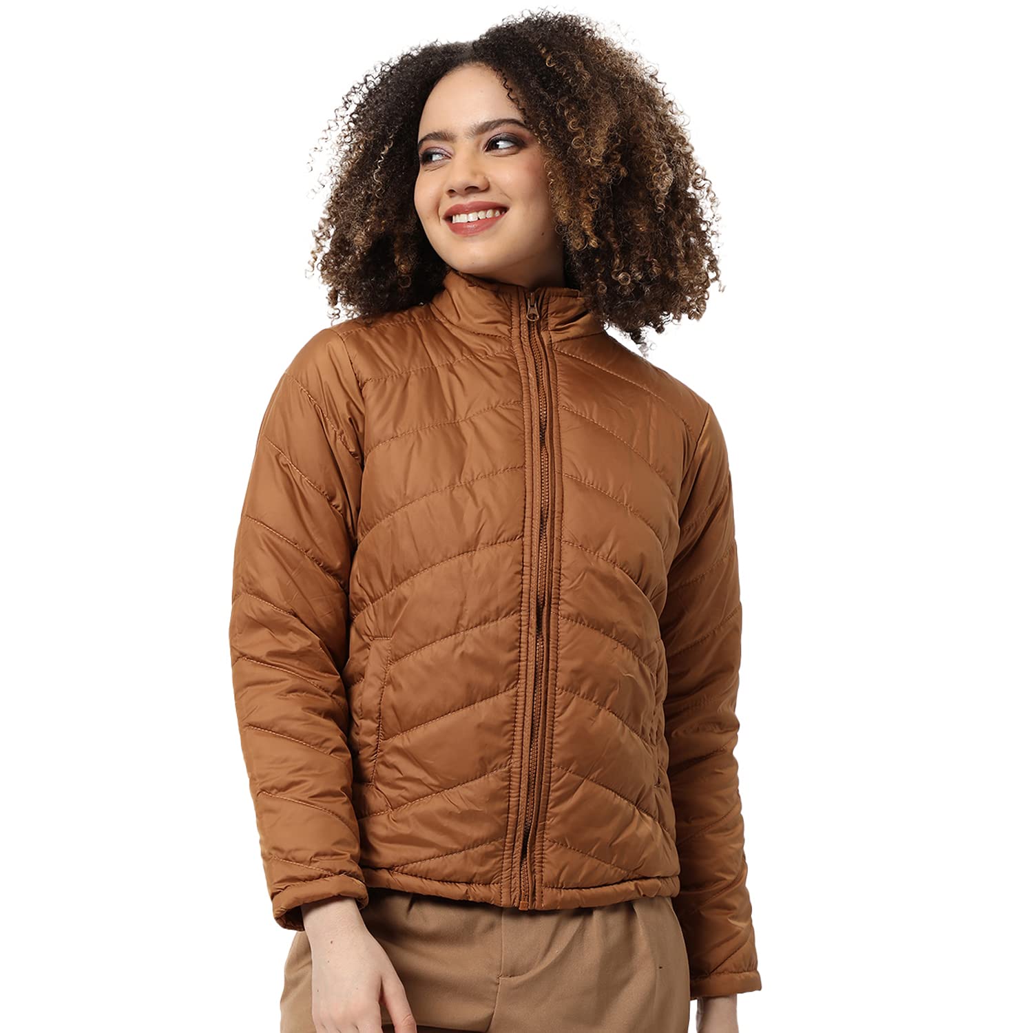 pinacolada Women's Regular Fit Cotton Jacket for Winter Wear | Standing Collar | Full Sleeve | Buttoned | Casual Jacket for Woman & Girl | Western Stylish Jacket for Women-picture-40