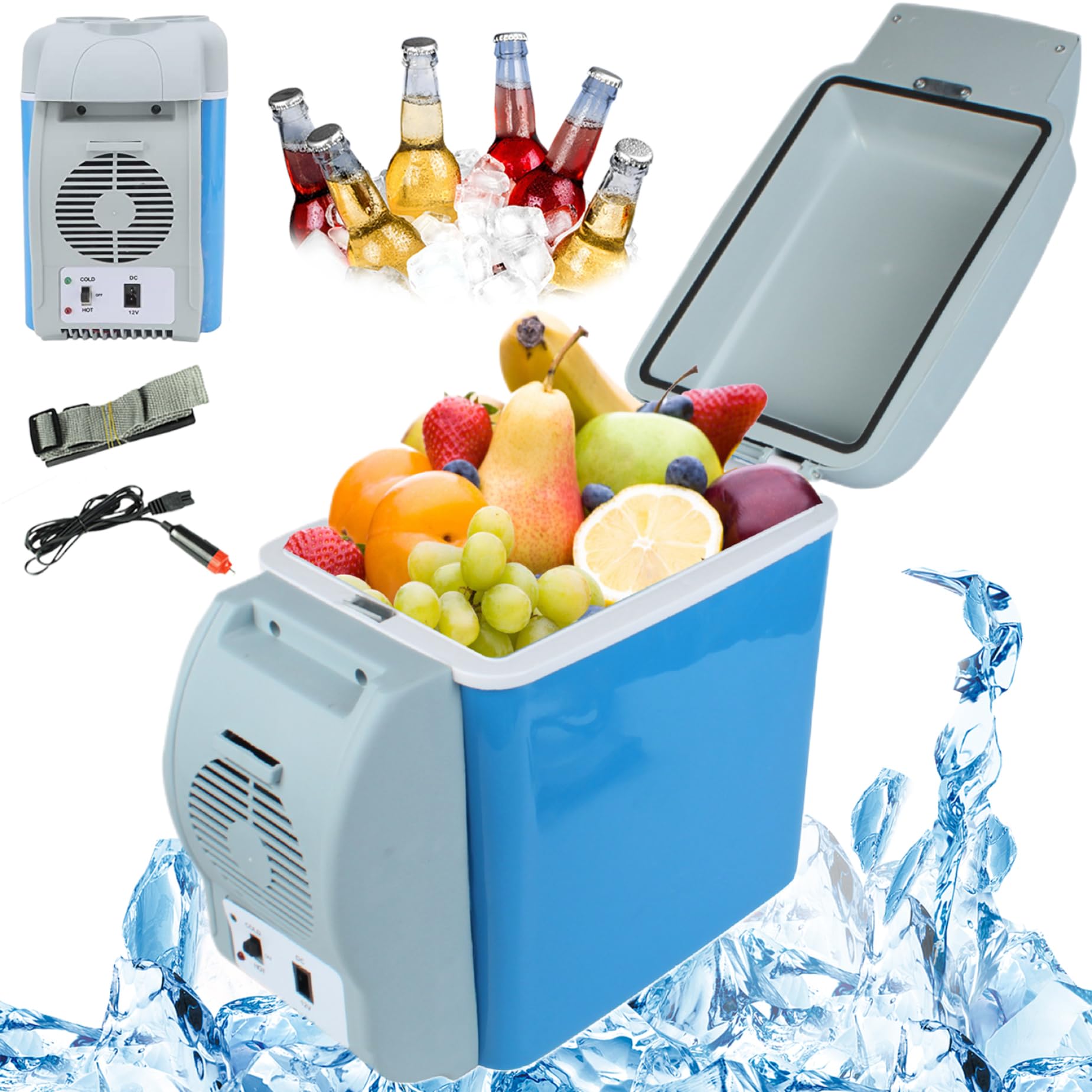 frigorifero automotivo 12v 7.5 litri plug in mini fridge
