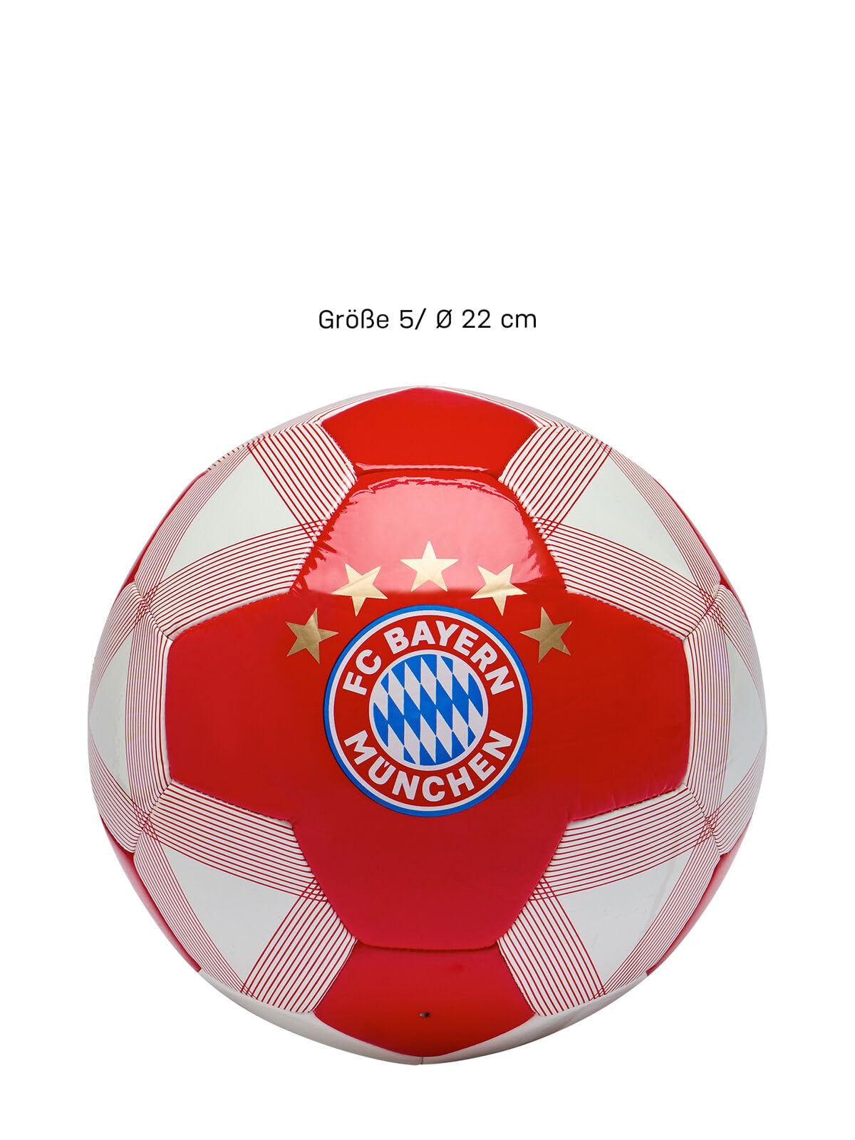 FC Bayern München Football Red/White 5/RDWH : Amazon.co.uk