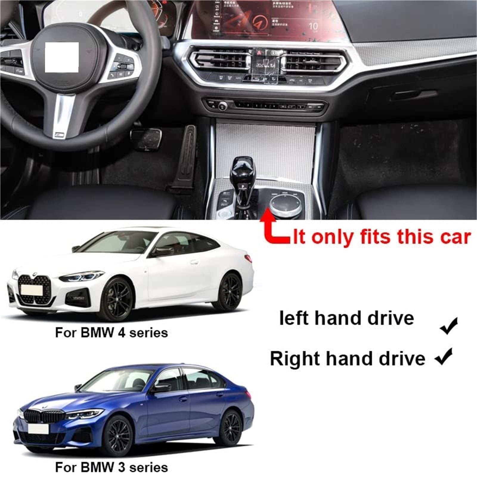 Ładowarka bezprzewodowa Qi Car, do serii 3 G20 G28 4 Series 2020 2021 2022 15 W Szybka płytka ładująca telefon Akcesoria wewnętrzne Bezprzewodowa ładowarka samochodowa