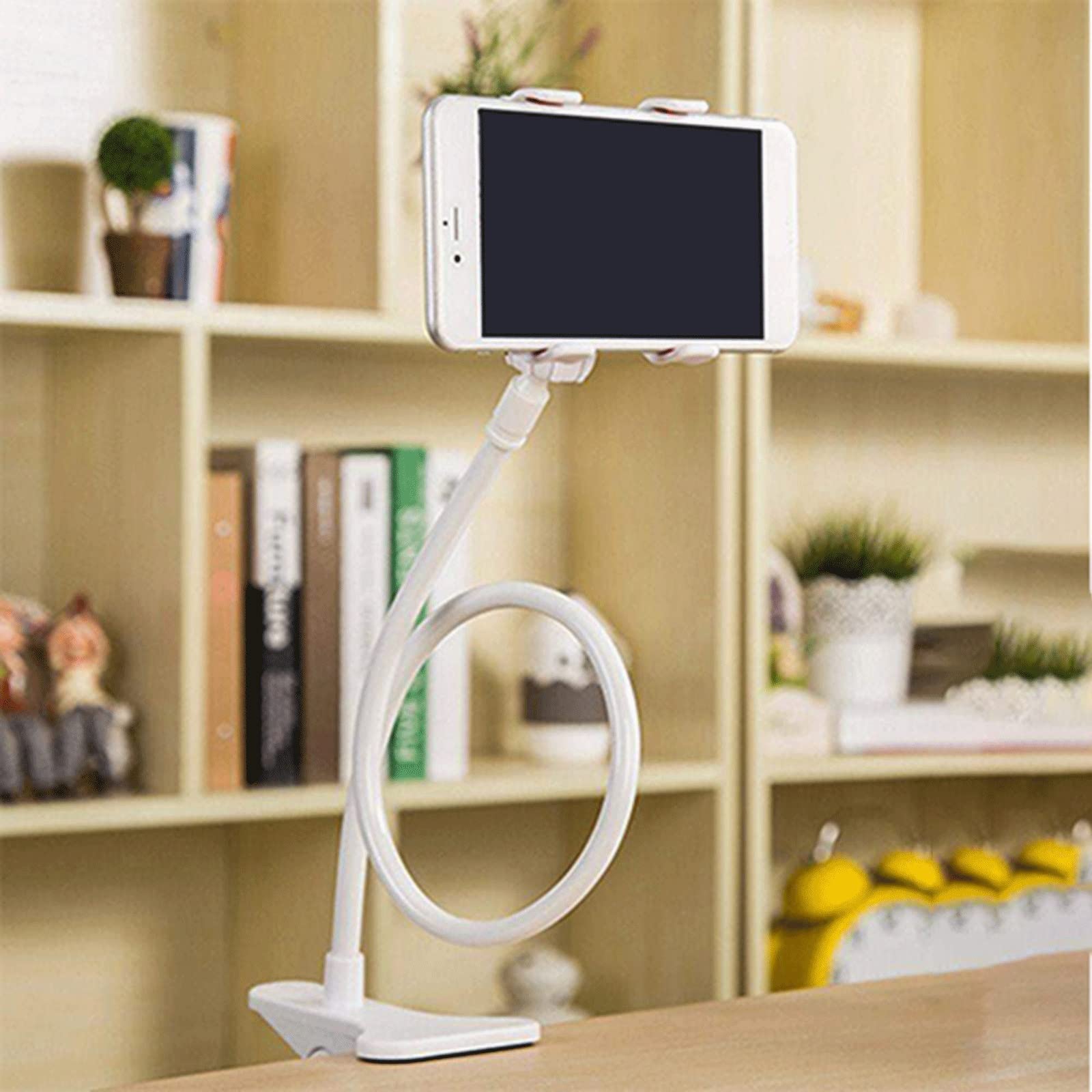 XIANGFASJZ Soporte Movil Soporte de teléfono móvil Universal Soporte de teléfono Celular Flexible (Color : Purple)