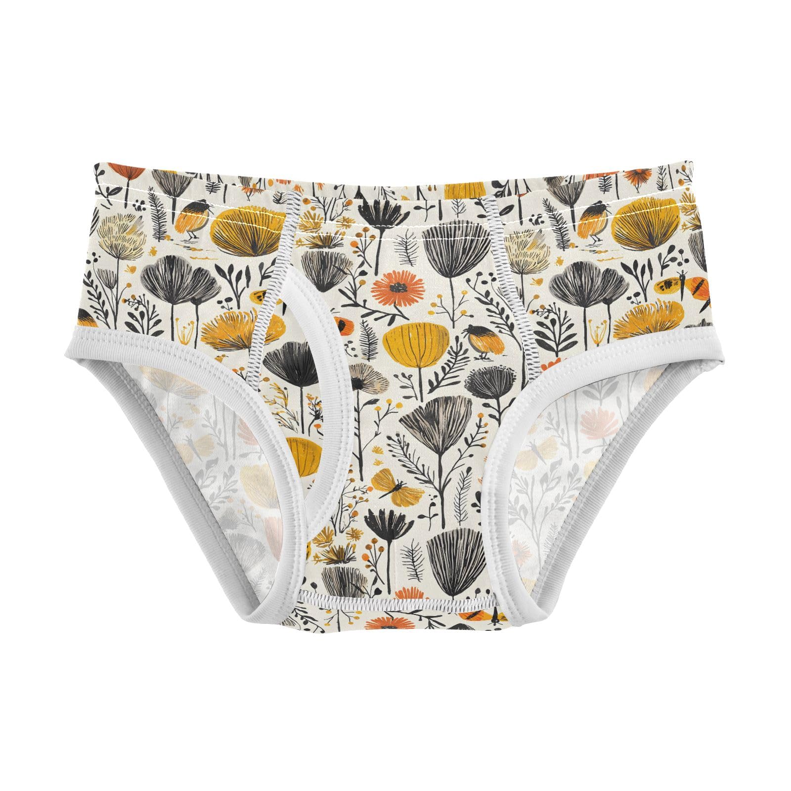 Boys Exclusive Briefs Toddler Underwear 95 Combed Cotton Boxerbriefs 2T Plant Animal Tile