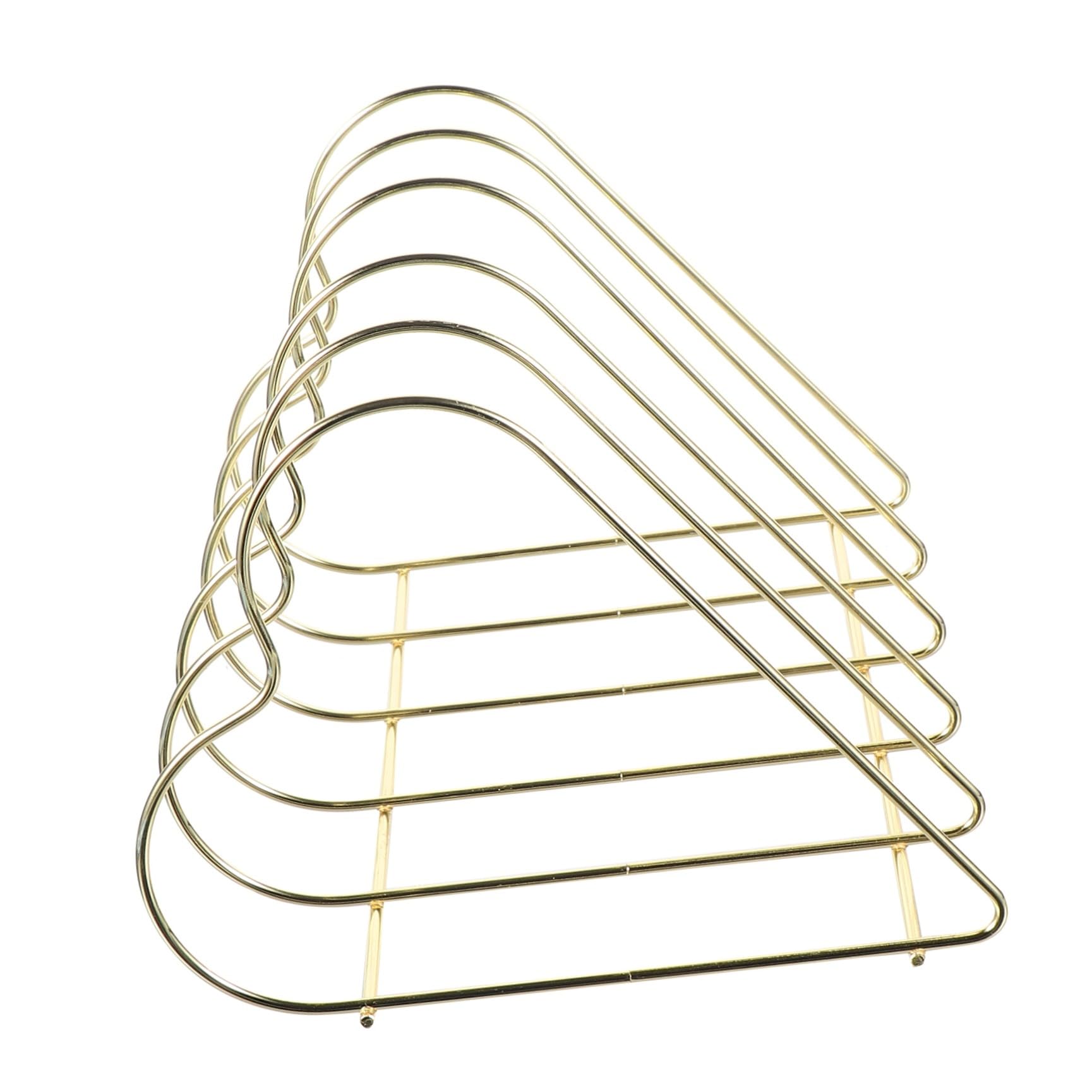 STOBOK 1pezzi Portalettere in Ferro Battuto Organizzatore di Riviste per Ufficio Contenitore per Documenti e Biglietti Design Elegante e Resistente