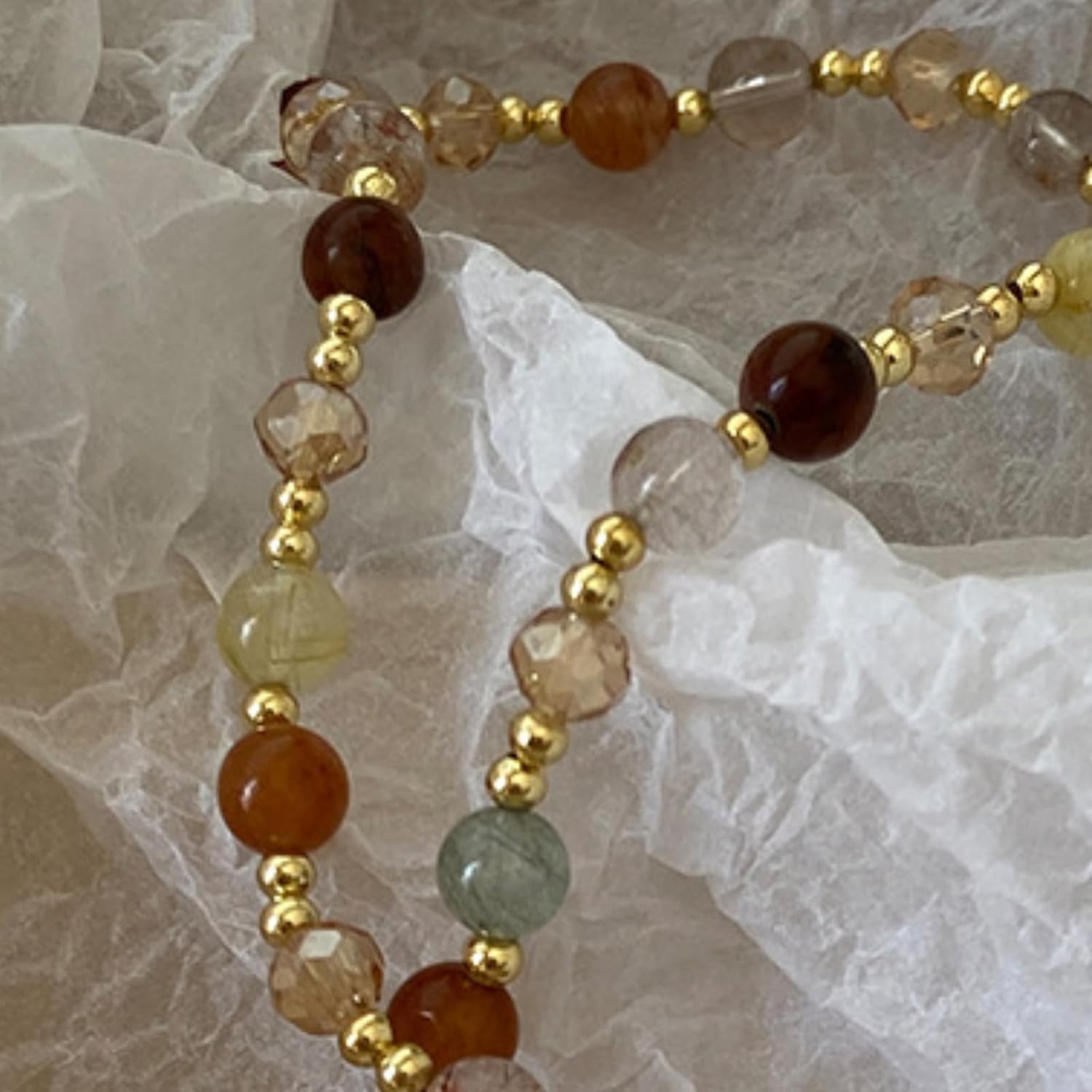 Gold Beaded Bracelets Charm Bracelets for Women Pearl Acrylic Bracelet Birthday Jewelry Accessories Gifts for Women - Image 7