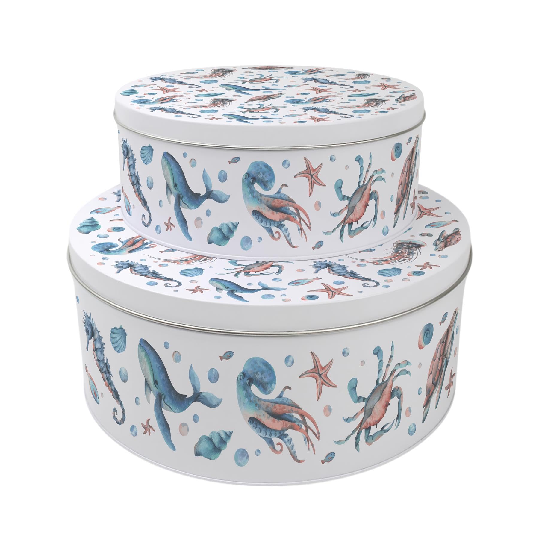 Boîtes à gâteau Sea Life pour vos goûters de vacances au bord de mer