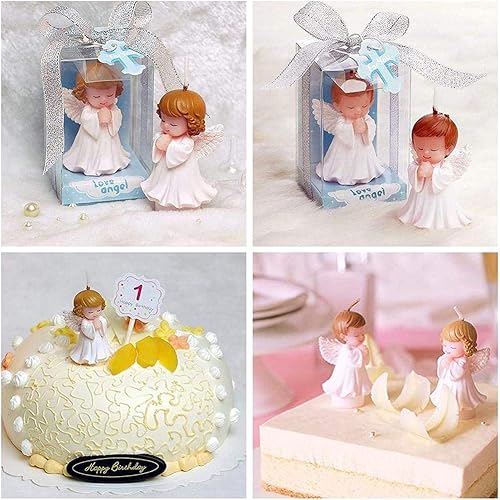 Miniatura 3 de Moldes de silicona de ángel, moldes de silicona de grado alimenticio para fondant, moldes de silicona para decoración de pasteles de chocolate y