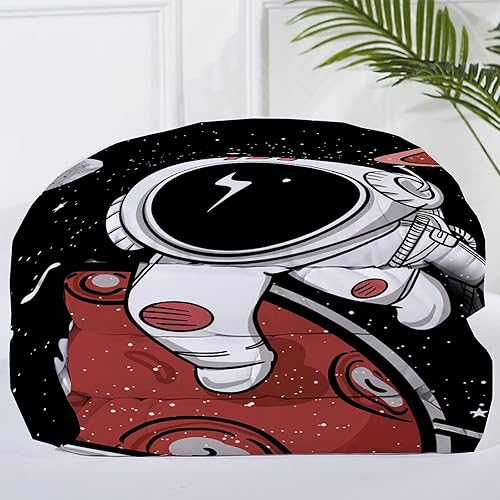Miniatura 5 de Juego de edredón Queen para niños, niñas, adolescentes, astronauta espacial, galaxia, juego de ropa de cama temática del espacio exterior,