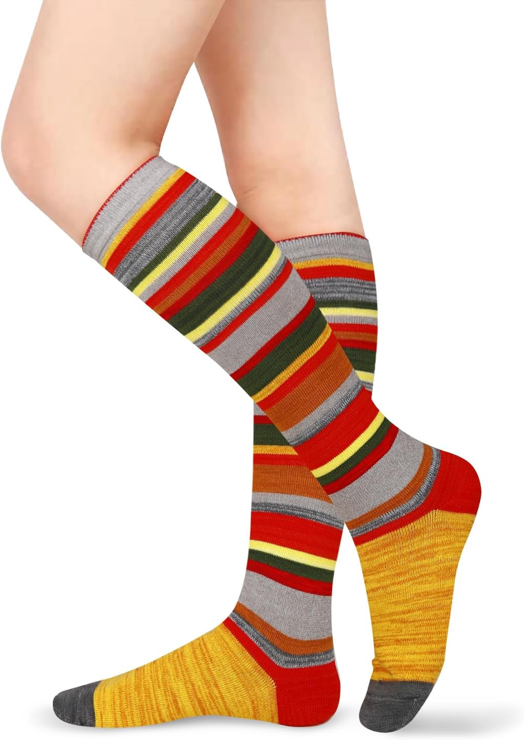 Benefeet Sox Womens Girls Knee High Socks Funny Novelty Athletic Long Tube Socks Unisex Soft Cozy Cotton High Calf Socks