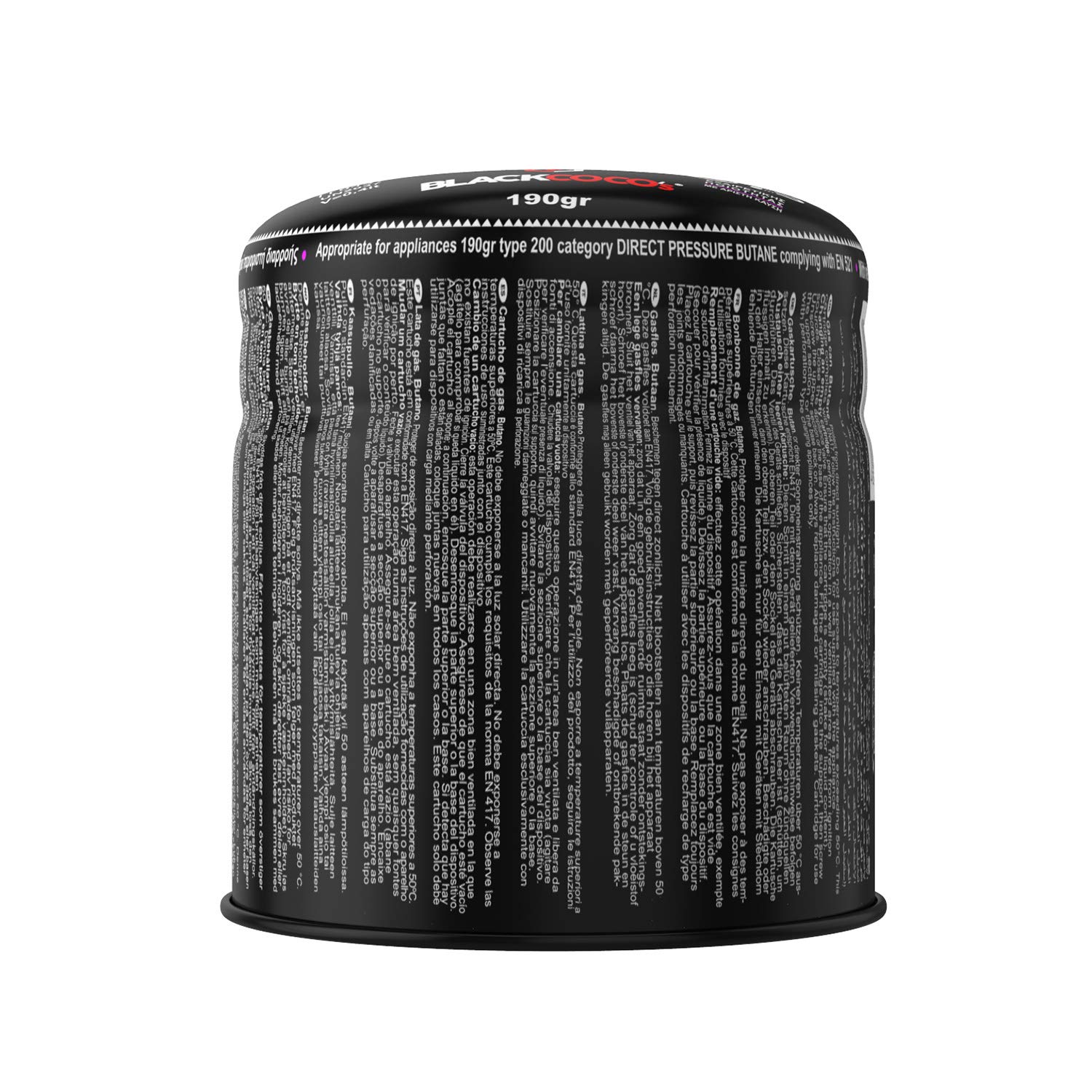 BLACKCOCO's 36x 190g Butan Stechkartusche Gaskartusche Stechgaskartusche für Campingkocher Gaskocher Lötbrenner Lötmeister Campinglampe Gas Kartusche