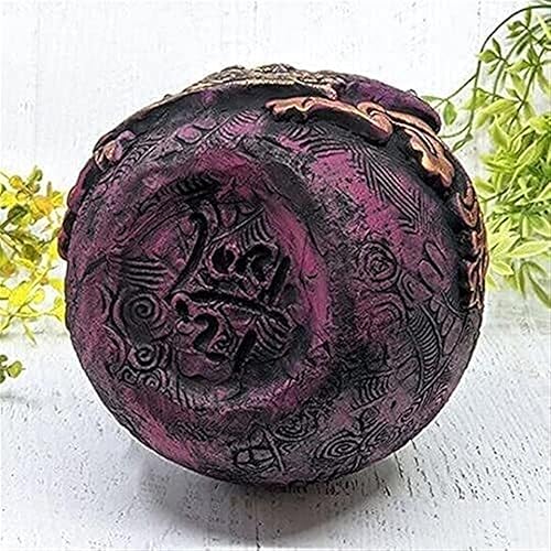 Miniatura 4 de HIIGH Botella de bruja de Greenman, polilla de la hoja de la muerte, decoración celestial, luna, boticario, frasco de poción, estatua de altar wicca