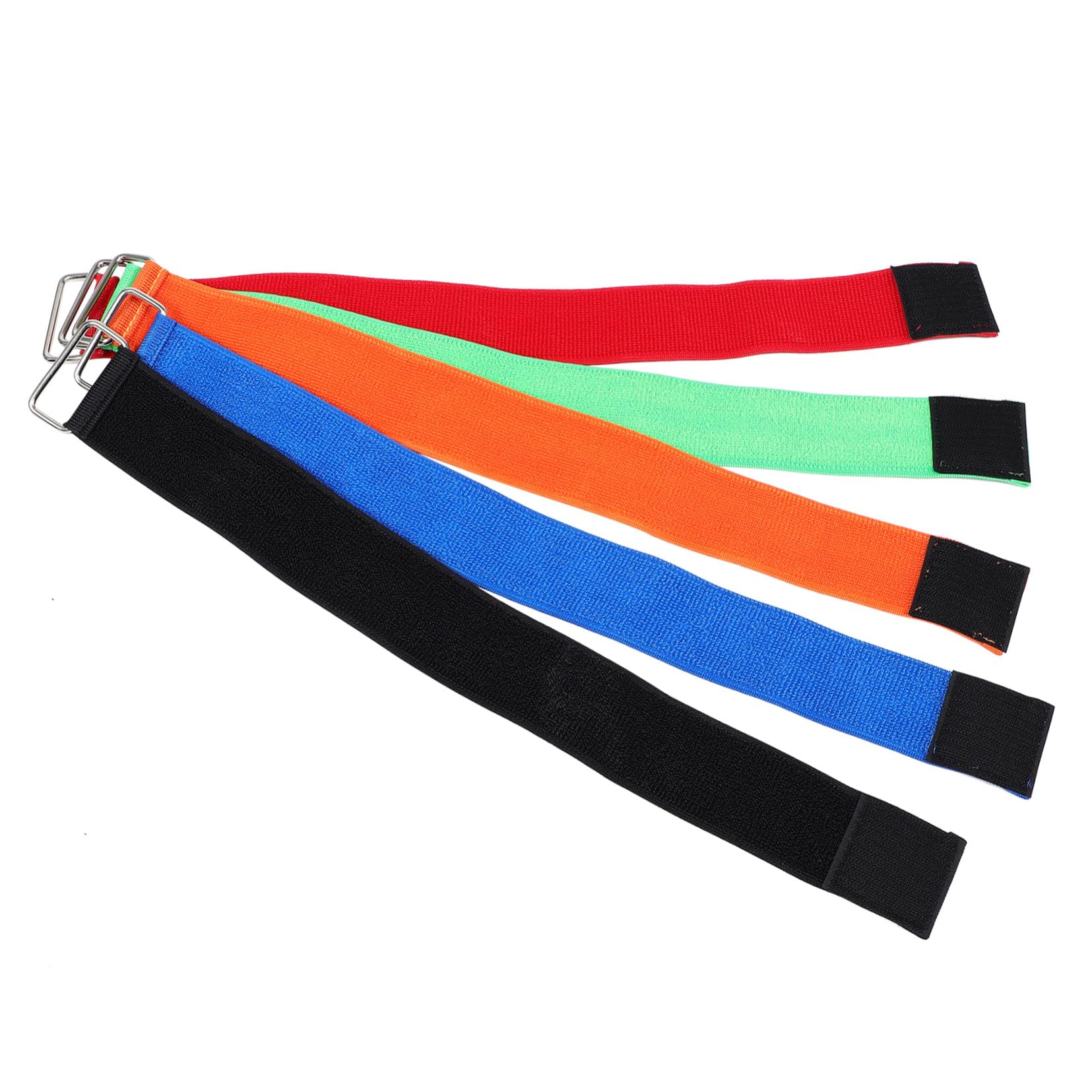 TOYANDONA 5pezzi Fasce Elastiche Da Corsa Gambe Corda Elastica Per Giochi Di Team Building Staffetta Per Ragazzo Ragazza e Adulti All Aperto in Giardino Per Ritorno Scuola Colorate