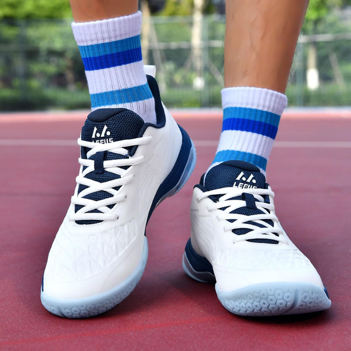 BLBK Zapatillas de bádminton y Voleibol para Hombre