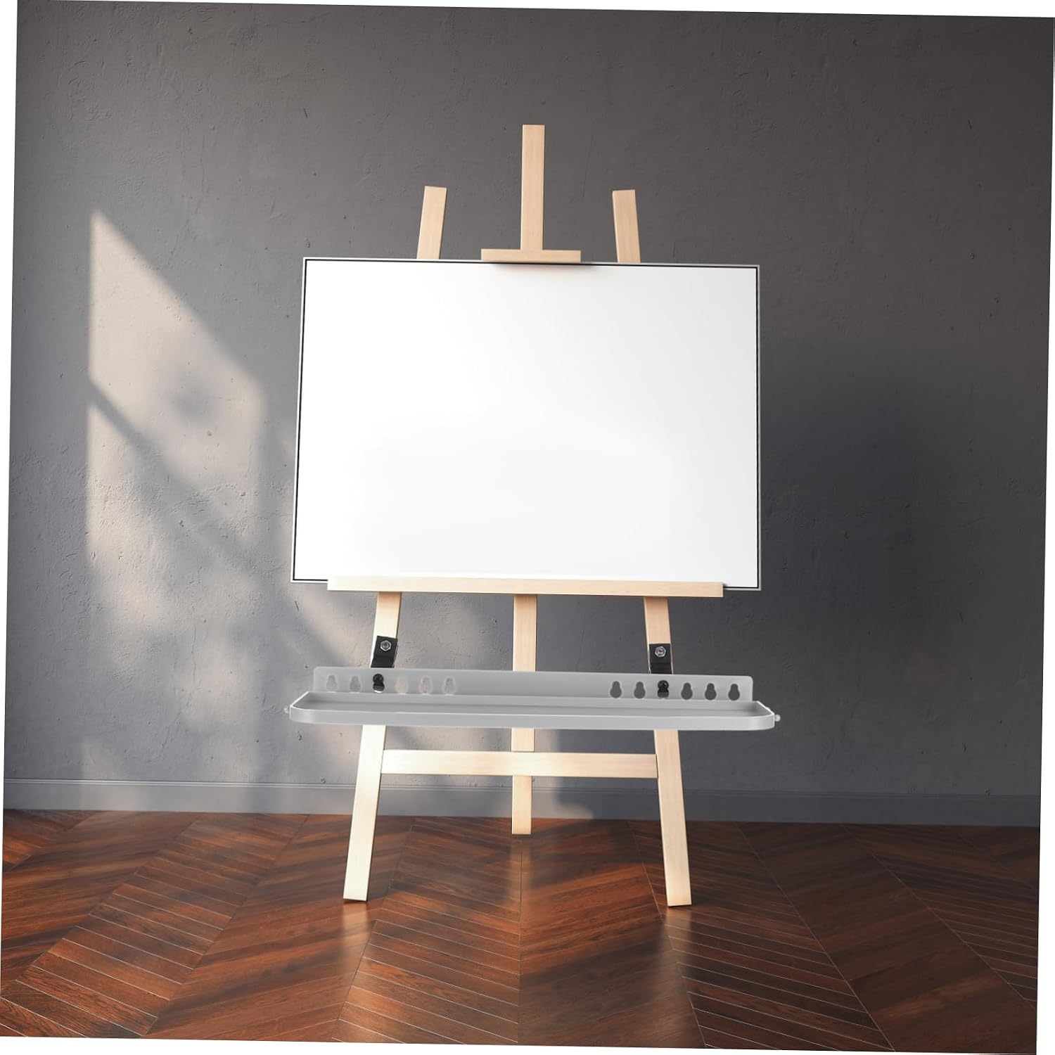 Lightweight Plastic Easel Tray for Painting Students and Artists Detachable Sketch Storage Rack Small Art Easel Holder Hand Crank for Easy Use