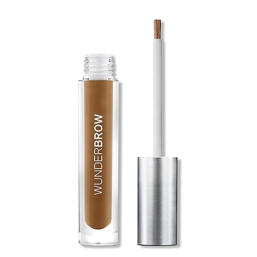 WUNDER2 WUNDERBROW Gel de cejas de larga duración para maquillaje de cejas a prueba de agua, color castaño (el embalaje puede variar)