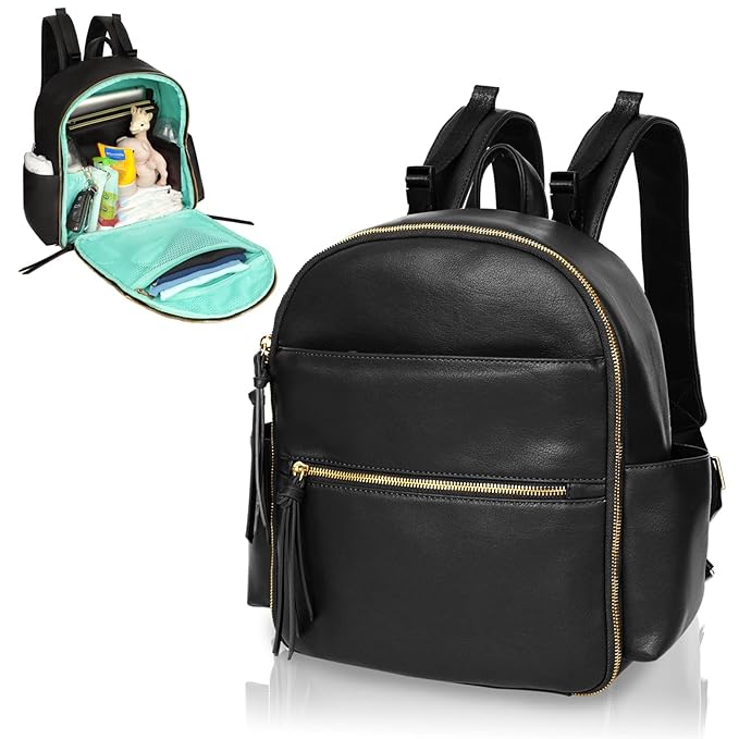 MOMINSIDE Small Diaper Bag Backpack, Mini Diaper Bag with
