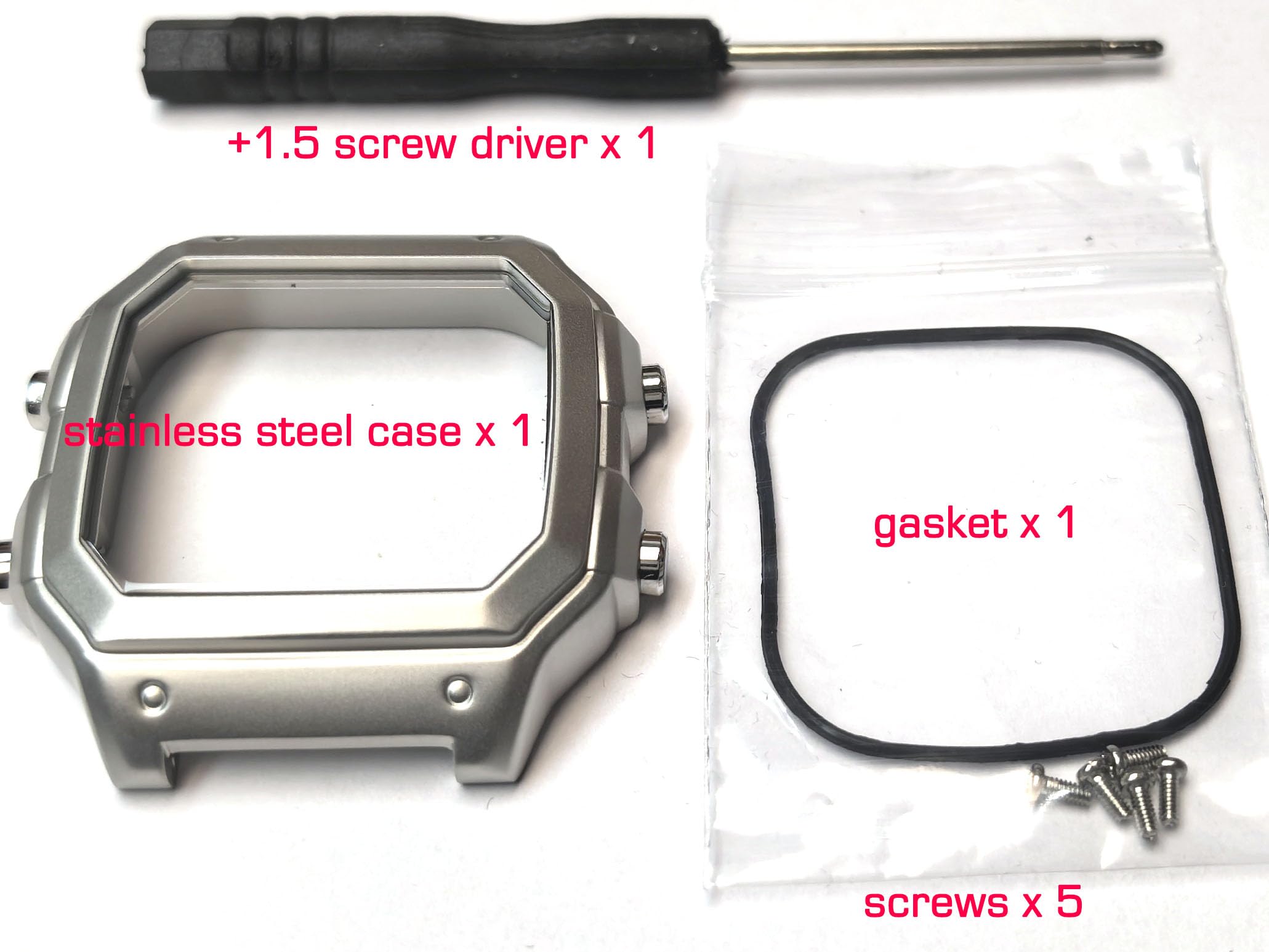 Amazon.co.jp: AE-1200WH用PHORCYDESウォッチ スチールケース ae1200