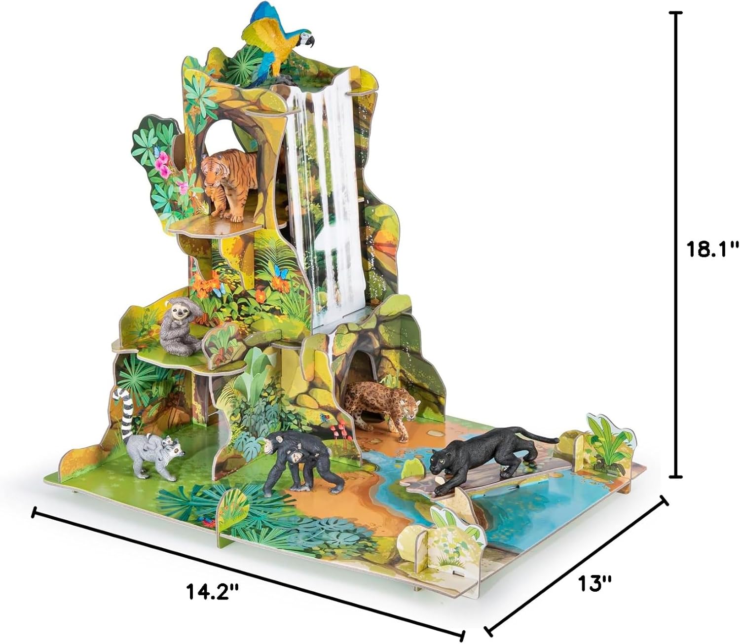 Papo -Hand-Painted - Figurine -Wild Animal Kingdom - Isiplay - The Jungle Playset -60112 -Collectible - for Children - Suitable for Boys and Girls- from 3 Years Old
