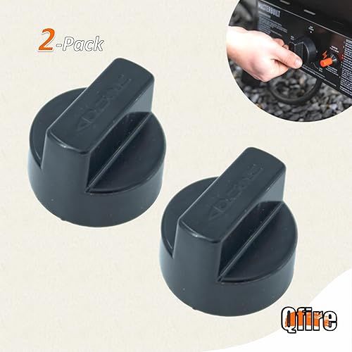 Miniatura 2 de Qfire 911060014 - Pomo de control compatible con Masterbuilt 20051311 gs30d 2 puertas ahumador de gas propano