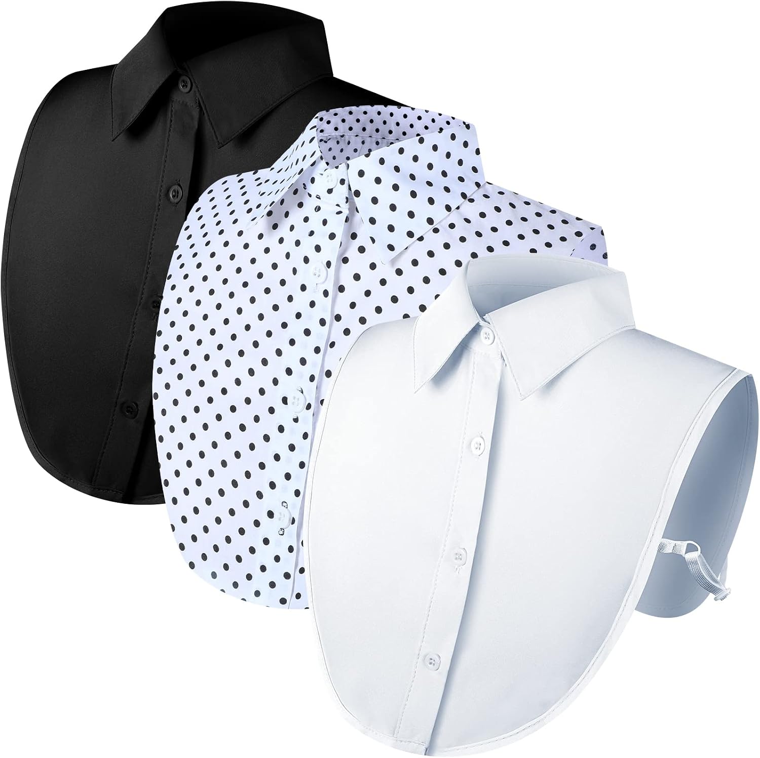 Syhood Fake Collar Detachable Collars Women's Half False Shirt Neckband Dickey Tops Collar for Women