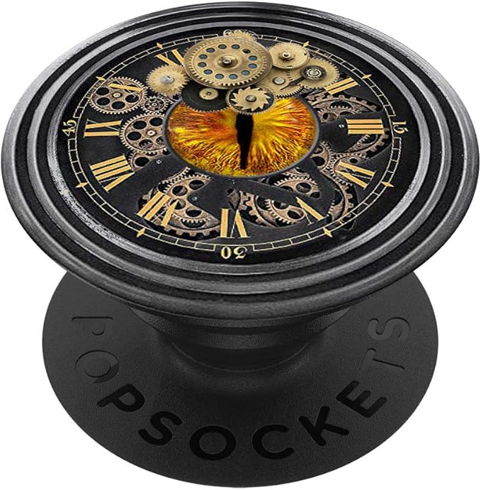 Amazon.com: Steampunk Clockwork Gears Dragon Eye PopSockets PopGrip ...