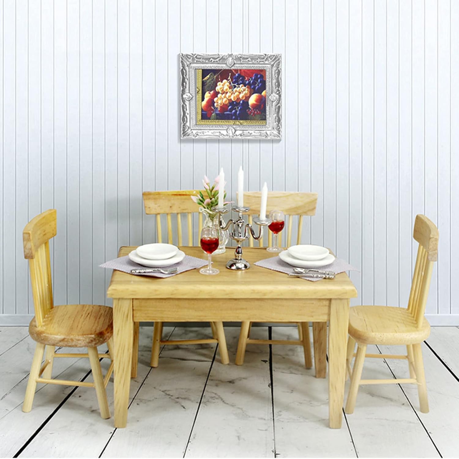 Buy Dollhouse Dining Room Playset Restaurant Playset DIY Dollhouse