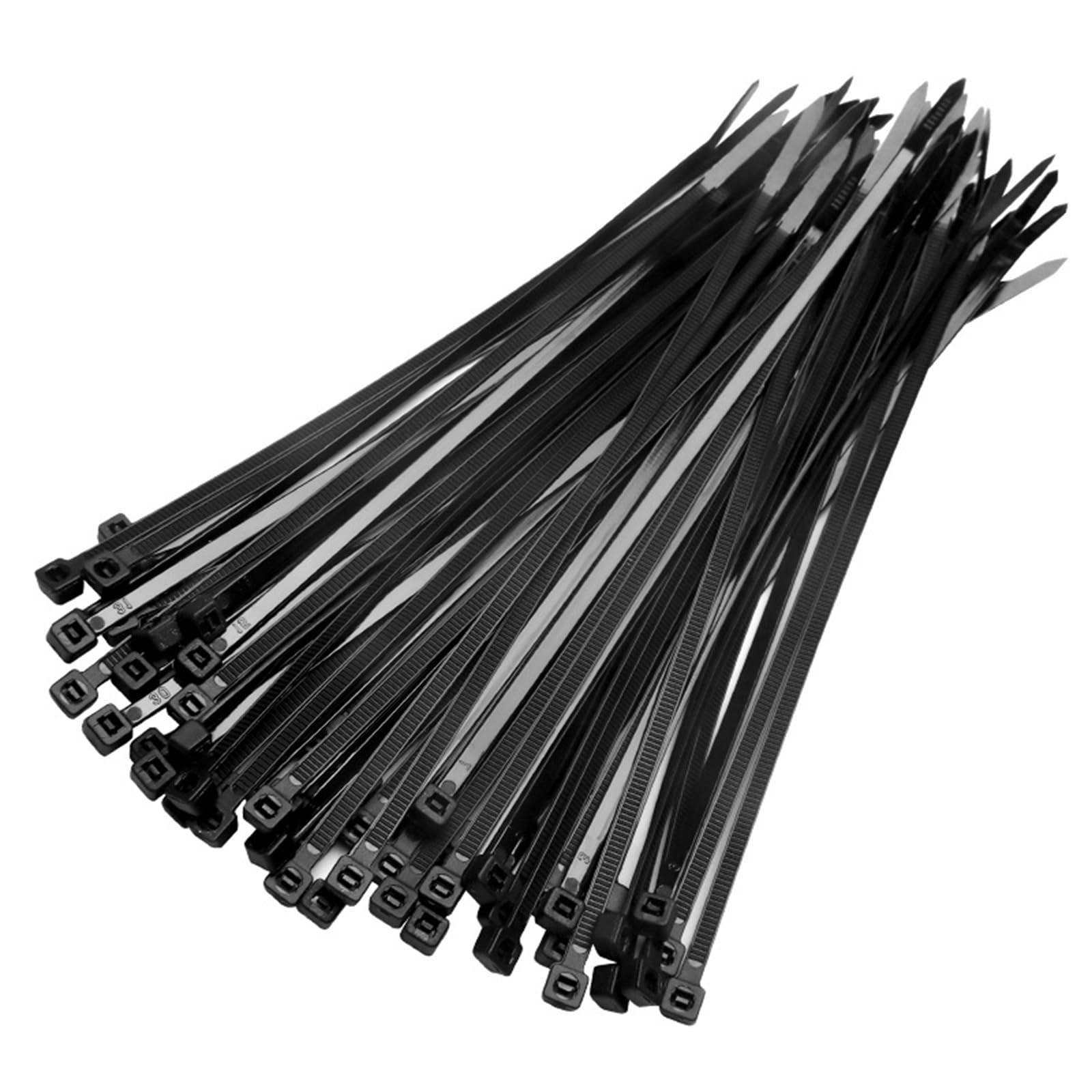 Cable Ties Heavy Duty - 50Pack 450mm (17.71 inch) Black Cable Ties, Zip Ties Heavy Duty Self-Locking Tie Wraps for Industrial, Workshop, Garden & Home - Reusable Cable Ties for Wires & Bundling ﻿
