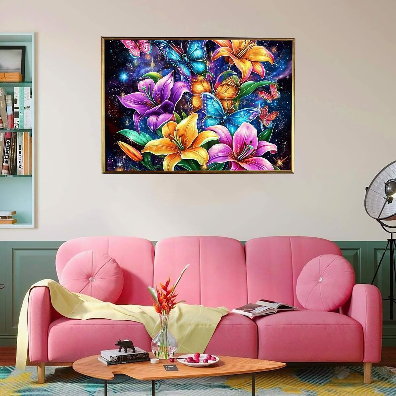 Lilie Puzzle 1500 elementów, trudne puzzle, drewniane puzzle dla całej rodziny, zestaw "zrób to sam", dla dorosłych, nadają się jako dekoracja ścienna i prezenty dla kobiet, temat: Sen 8p-563