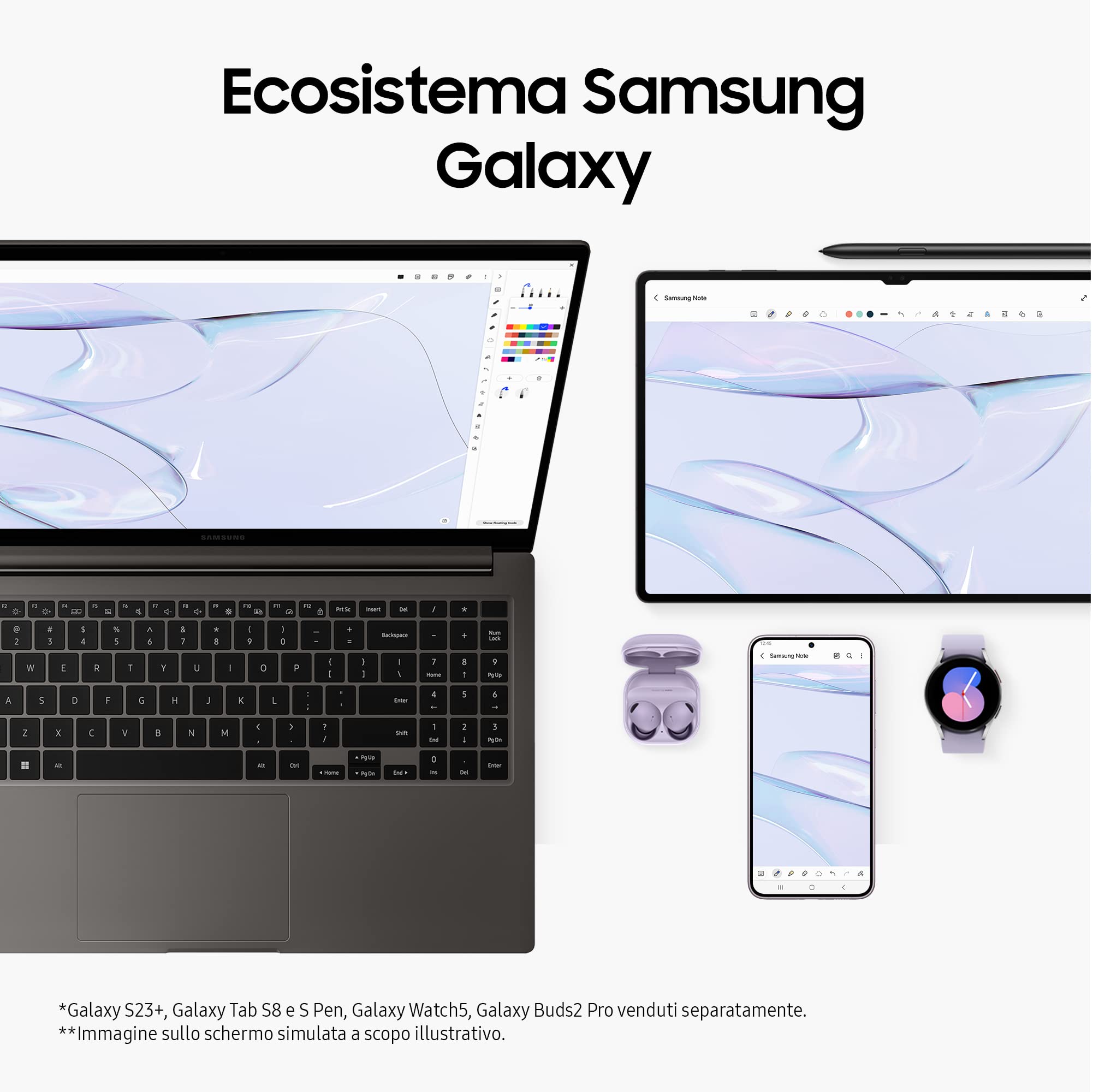Samsung Galaxy Book3 Laptop 15.6" FHD Intel Core i5-1335U 13th Gen 16GB RAM 512GB SSD Windows 11 Home Graphite